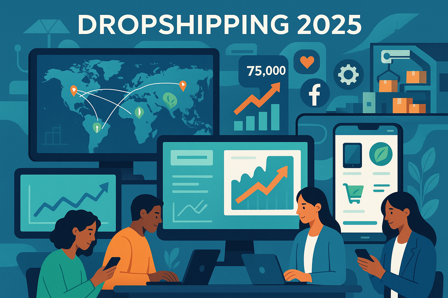Dropshipping, düşük maliyetli ve risk azaltıcı iş modeliyle girişimcilerin ilgisini çekmeye devam ediyor. 2025’te öne çıkan trendler, avantajlar ve başarı stratejilerini bu yazıda bulabilirsiniz.