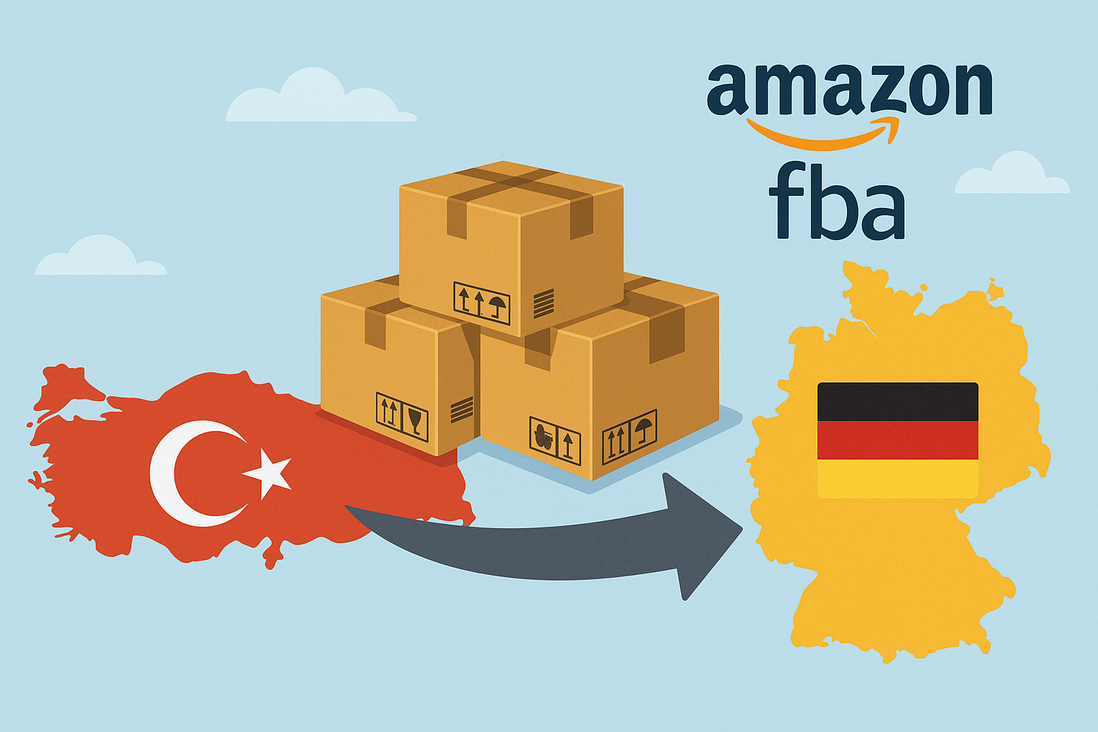 Amazon FBA: Türkiye'den Almanya Ara Depoya Entegrasyon Rehberi (2025)