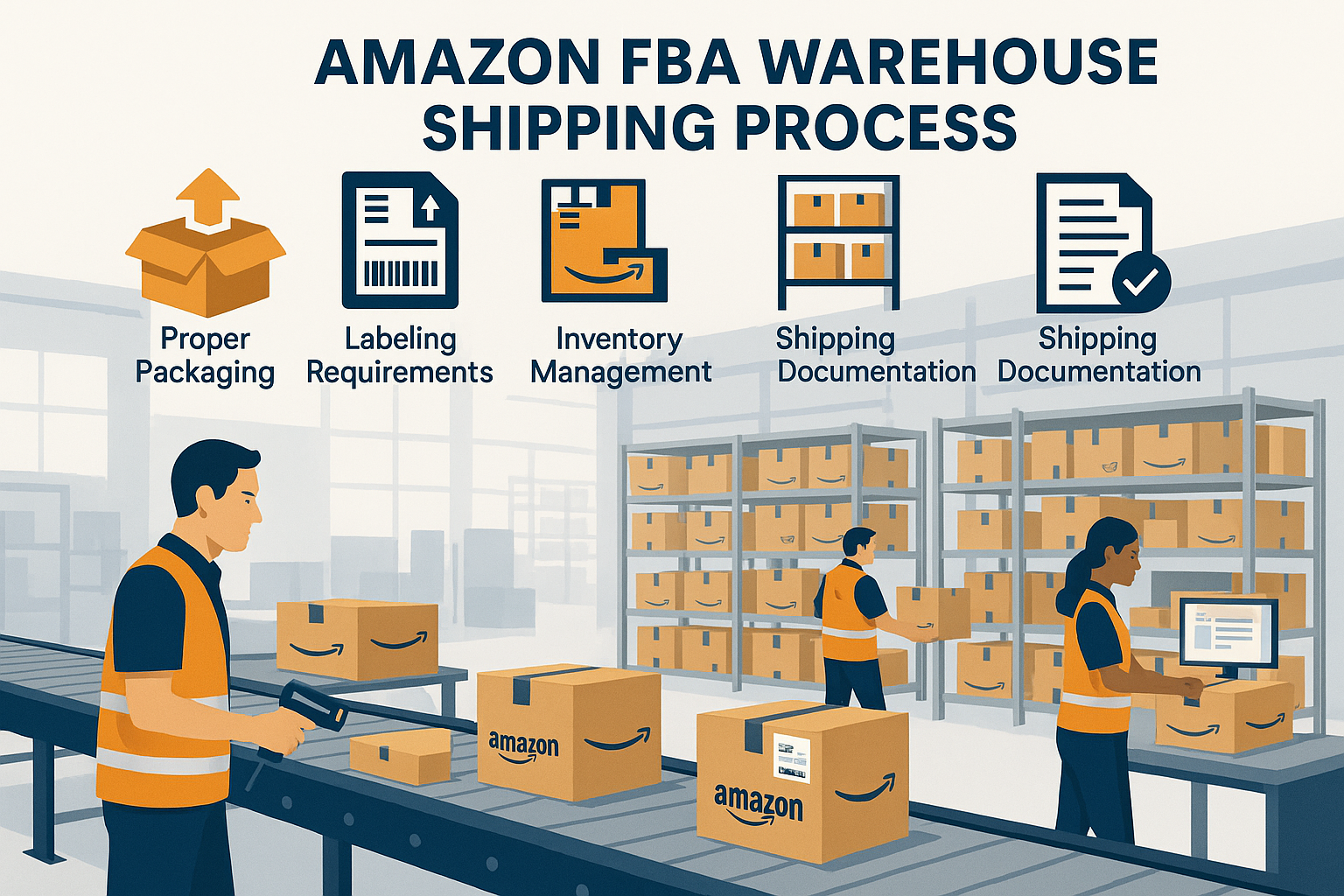 Amazon FBA depolarına ürün gönderirken dikkat etmeniz gereken adımlar neler? Etiketleme, paketleme ve lojistik süreçlerini Bouncebuds ile kolaylaştırın.